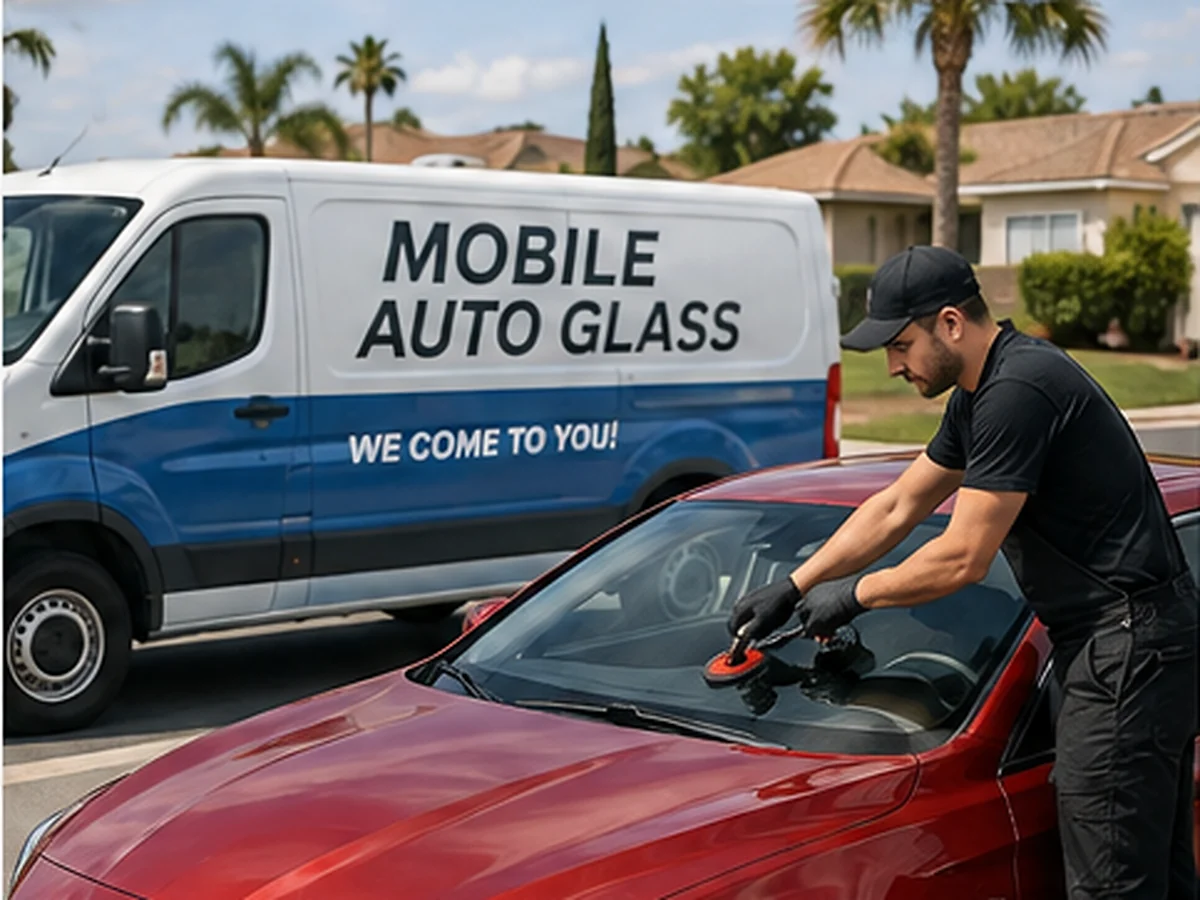 Mobile windshield replacement